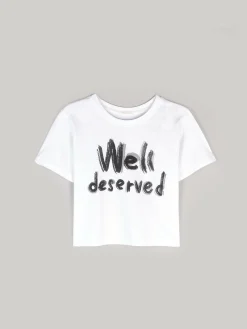 GATE Bawełniana koszulka z nadrukiem| Koszulki I Topy·Koszulki|Koszulki I Topy·Koszulki Z Nadrukiem