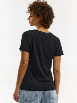 GATE Bawełniana koszulka z nadrukiem| Koszulki I Topy·Koszulki|Koszulki I Topy·Koszulki Z Nadrukiem