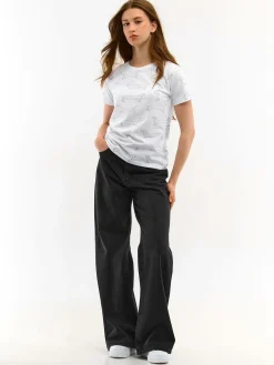 GATE Bawełniana koszulka z nadrukiem| Koszulki I Topy·Koszulki|Koszulki I Topy·Koszulki Z Nadrukiem