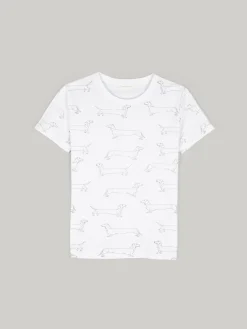 GATE Bawełniana koszulka z nadrukiem| Koszulki I Topy·Koszulki|Koszulki I Topy·Koszulki Z Nadrukiem