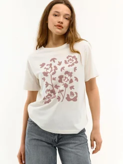 GATE Bawełniana koszulka z nadrukiem| Koszulki I Topy·Koszulki|Koszulki I Topy·Koszulki Z Nadrukiem