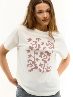 GATE Bawełniana koszulka z nadrukiem| Koszulki I Topy·Koszulki|Koszulki I Topy·Koszulki Z Nadrukiem