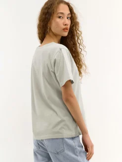 GATE Bawełniana koszulka z nadrukiem| Koszulki I Topy·Koszulki