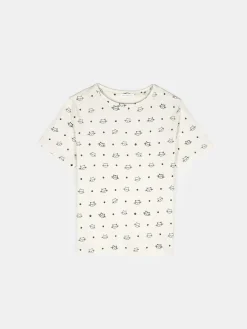 GATE Bawełniana koszulka z nadrukiem| Koszulki I Topy·Koszulki|Koszulki I Topy·Koszulki Z Nadrukiem