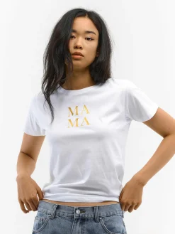 GATE Bawełniana koszulka z nadrukiem| Koszulki I Topy·Koszulki|Koszulki I Topy·Koszulki Z Nadrukiem