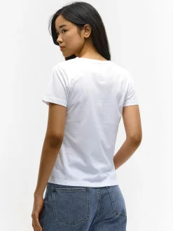 GATE Bawełniana koszulka z nadrukiem| Koszulki I Topy·Koszulki|Koszulki I Topy·Koszulki Z Nadrukiem