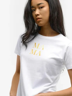 GATE Bawełniana koszulka z nadrukiem| Koszulki I Topy·Koszulki|Koszulki I Topy·Koszulki Z Nadrukiem