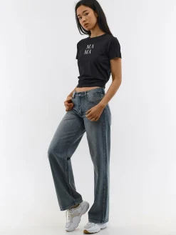 GATE Bawełniana koszulka z nadrukiem| Koszulki I Topy·Koszulki|Koszulki I Topy·Koszulki Z Nadrukiem