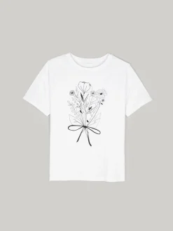 GATE Bawełniana koszulka z nadrukiem| Koszulki I Topy·Koszulki|Koszulki I Topy·Koszulki Z Nadrukiem