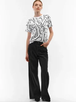 GATE Bawełniana koszulka z nadrukiem| Koszulki I Topy·Koszulki|Koszulki I Topy·Koszulki Z Nadrukiem