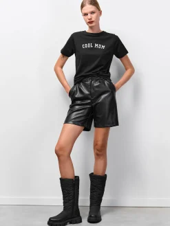 GATE Bawełniana koszulka z nadrukiem| Koszulki I Topy·Koszulki|Koszulki I Topy·Koszulki Z Nadrukiem