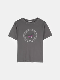 GATE Bawełniana koszulka z nadrukiem| Koszulki I Topy·Koszulki|Koszulki I Topy·Koszulki Z Nadrukiem