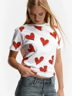 GATE Bawełniana koszulka z nadrukiem| Koszulki I Topy·Koszulki|Koszulki I Topy·Koszulki Z Nadrukiem