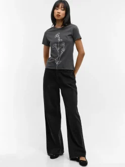 GATE Bawełniana koszulka z nadrukiem| Koszulki I Topy·Koszulki|Koszulki I Topy·Koszulki Z Nadrukiem