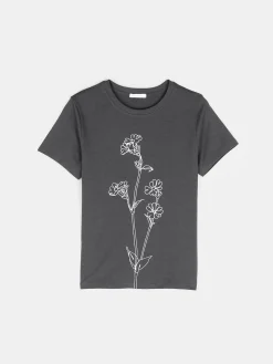 GATE Bawełniana koszulka z nadrukiem| Koszulki I Topy·Koszulki|Koszulki I Topy·Koszulki Z Nadrukiem