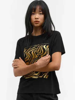 GATE Bawełniana koszulka z nadrukiem| Koszulki I Topy·Koszulki|Koszulki I Topy·Koszulki Z Nadrukiem