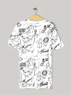 GATE Bawełniana koszulka z nadrukiem| Koszulki·Koszulki ☀️|Koszulki·Koszulki Z Nadrukiem