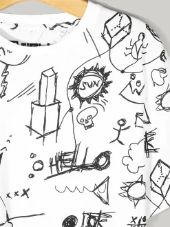 GATE Bawełniana koszulka z nadrukiem| Koszulki·Koszulki ☀️|Koszulki·Koszulki Z Nadrukiem