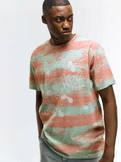 GATE Bawełniana koszulka z nadrukiem| Koszulki·Koszulki ☀️|Koszulki·Koszulki Z Nadrukiem