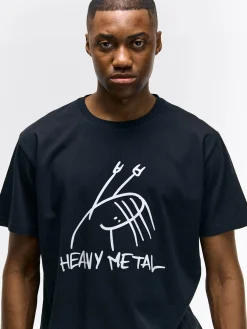 GATE Bawełniana koszulka z nadrukiem| Koszulki·Koszulki ☀️|Koszulki·Basic Koszulki I Podkoszulki