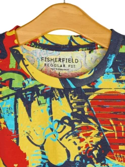 GATE Bawełniana koszulka z nadrukiem| Koszulki·Koszulki ☀️|Koszulki·Koszulki Z Nadrukiem