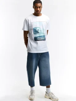 GATE Bawełniana koszulka z nadrukiem| Koszulki·Koszulki ☀️|Koszulki·Koszulki Z Nadrukiem