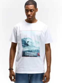 GATE Bawełniana koszulka z nadrukiem| Koszulki·Koszulki ☀️|Koszulki·Koszulki Z Nadrukiem