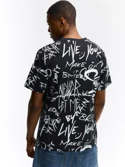 GATE Bawełniana koszulka z nadrukiem| Koszulki·Koszulki ☀️