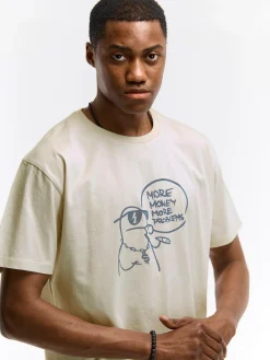 GATE Bawełniana koszulka z nadrukiem| Koszulki·Koszulki ☀️|Koszulki·Koszulki Z Nadrukiem