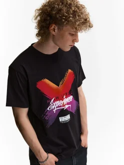 GATE Bawełniana koszulka z nadrukiem| Koszulki·Koszulki ☀️|Koszulki·Koszulki Z Nadrukiem