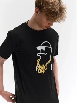 GATE Bawełniana koszulka z nadrukiem| Koszulki·Koszulki ☀️|Koszulki·Koszulki Z Nadrukiem