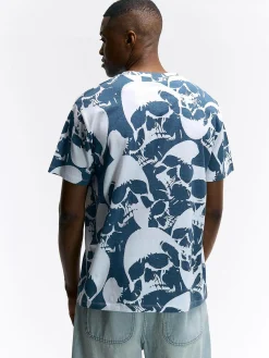 GATE Bawełniana koszulka z nadrukiem| Koszulki·Koszulki ☀️|Koszulki·Koszulki Z Nadrukiem