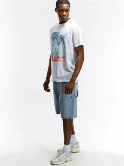 GATE Bawełniana koszulka z nadrukiem| Koszulki·Koszulki ☀️|Koszulki·Koszulki Z Nadrukiem