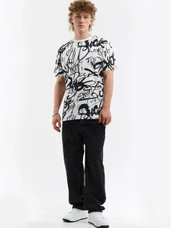 GATE Bawełniana koszulka z nadrukiem| Koszulki·Koszulki ☀️|Koszulki·Koszulki Z Nadrukiem