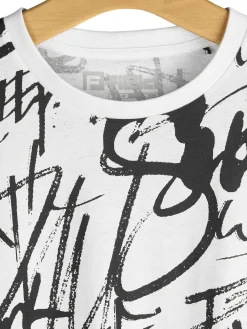 GATE Bawełniana koszulka z nadrukiem| Koszulki·Koszulki ☀️|Koszulki·Koszulki Z Nadrukiem