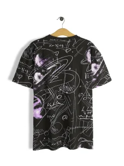 GATE Bawełniana koszulka z nadrukiem| Koszulki·Koszulki ☀️|Koszulki·Koszulki Z Nadrukiem