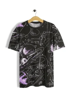 GATE Bawełniana koszulka z nadrukiem| Koszulki·Koszulki ☀️|Koszulki·Koszulki Z Nadrukiem