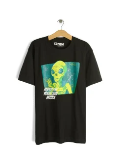 GATE Bawełniana koszulka z nadrukiem| Koszulki·Koszulki ☀️|Koszulki·Koszulki Z Nadrukiem