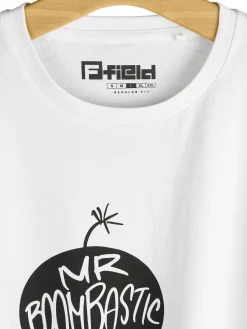 GATE Bawełniana koszulka z nadrukiem| Koszulki·Koszulki ☀️|Koszulki·Koszulki Z Nadrukiem