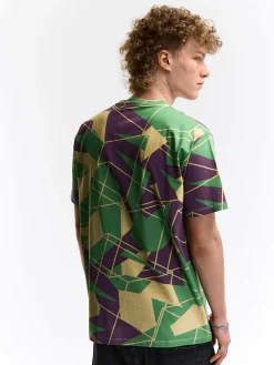 GATE Bawełniana koszulka z nadrukiem| Koszulki·Koszulki ☀️|Koszulki·Koszulki Z Nadrukiem