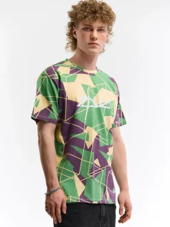 GATE Bawełniana koszulka z nadrukiem| Koszulki·Koszulki ☀️|Koszulki·Koszulki Z Nadrukiem