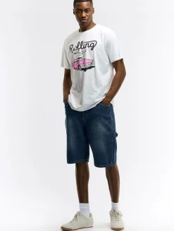 GATE Bawełniana koszulka z nadrukiem| Koszulki·Koszulki ☀️|Koszulki·Koszulki Z Nadrukiem