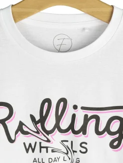 GATE Bawełniana koszulka z nadrukiem| Koszulki·Koszulki ☀️|Koszulki·Koszulki Z Nadrukiem