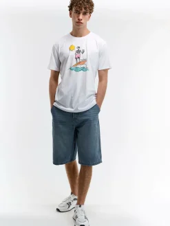 GATE Bawełniana koszulka z nadrukiem| Koszulki·Koszulki ☀️|Koszulki·Koszulki Z Nadrukiem