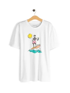 GATE Bawełniana koszulka z nadrukiem| Koszulki·Koszulki ☀️|Koszulki·Koszulki Z Nadrukiem