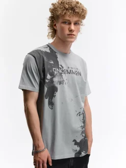 GATE Bawełniana koszulka z nadrukiem| Koszulki·Koszulki ☀️|Koszulki·Koszulki Z Nadrukiem