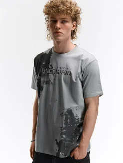 GATE Bawełniana koszulka z nadrukiem| Koszulki·Koszulki ☀️|Koszulki·Koszulki Z Nadrukiem