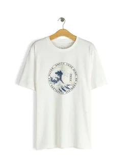 GATE Bawełniana koszulka z nadrukiem| Koszulki·Koszulki ☀️|Koszulki·Koszulki Z Nadrukiem