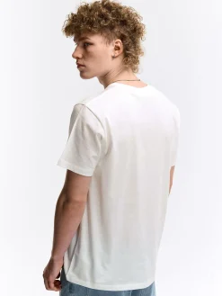 GATE Bawełniana koszulka z nadrukiem| Koszulki·Koszulki ☀️|Koszulki·Koszulki Z Nadrukiem