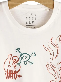 GATE Bawełniana koszulka z nadrukiem| Koszulki·Koszulki ☀️|Koszulki·Koszulki Z Nadrukiem